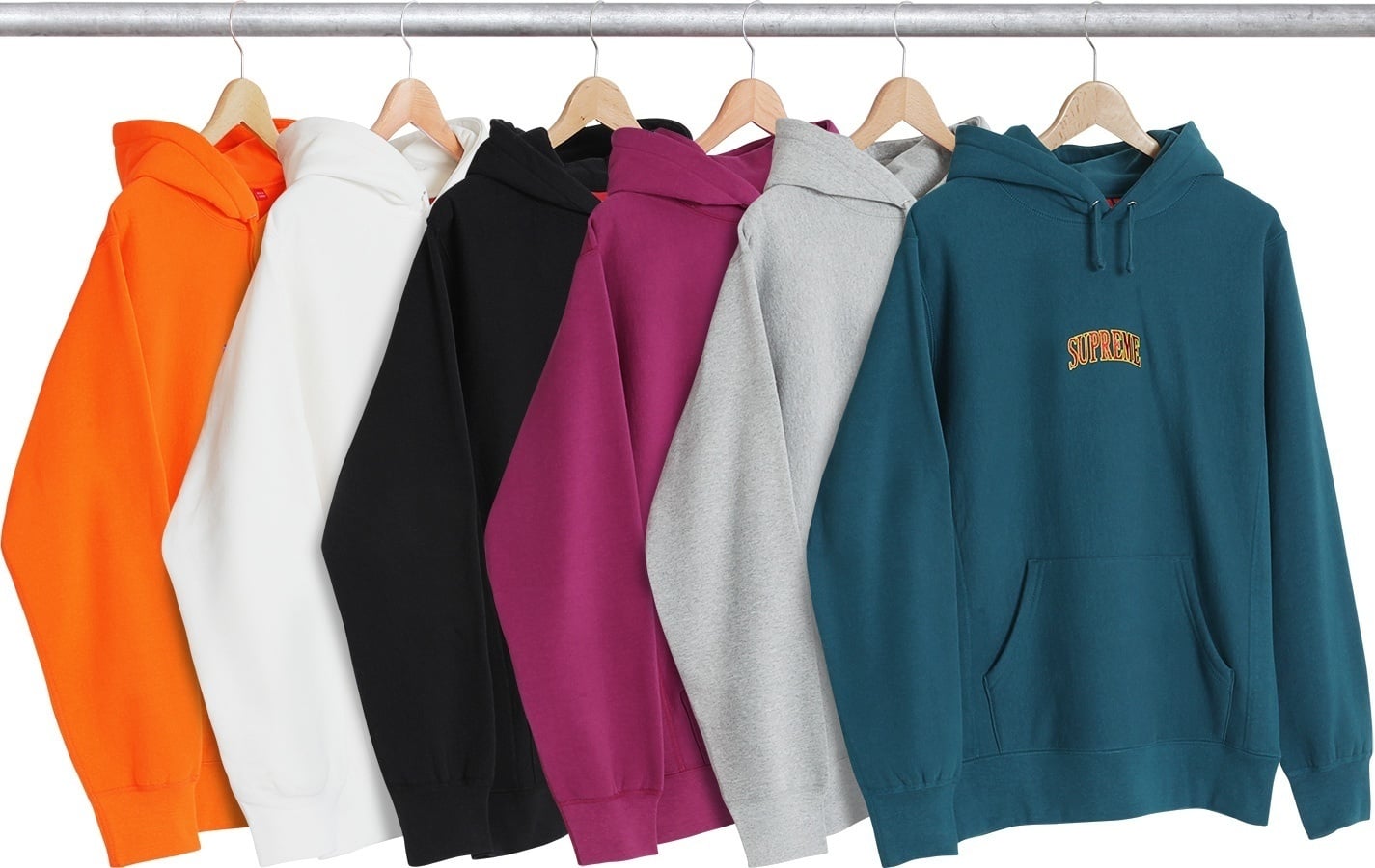 Glitter Arc Hooded Sweatshirt